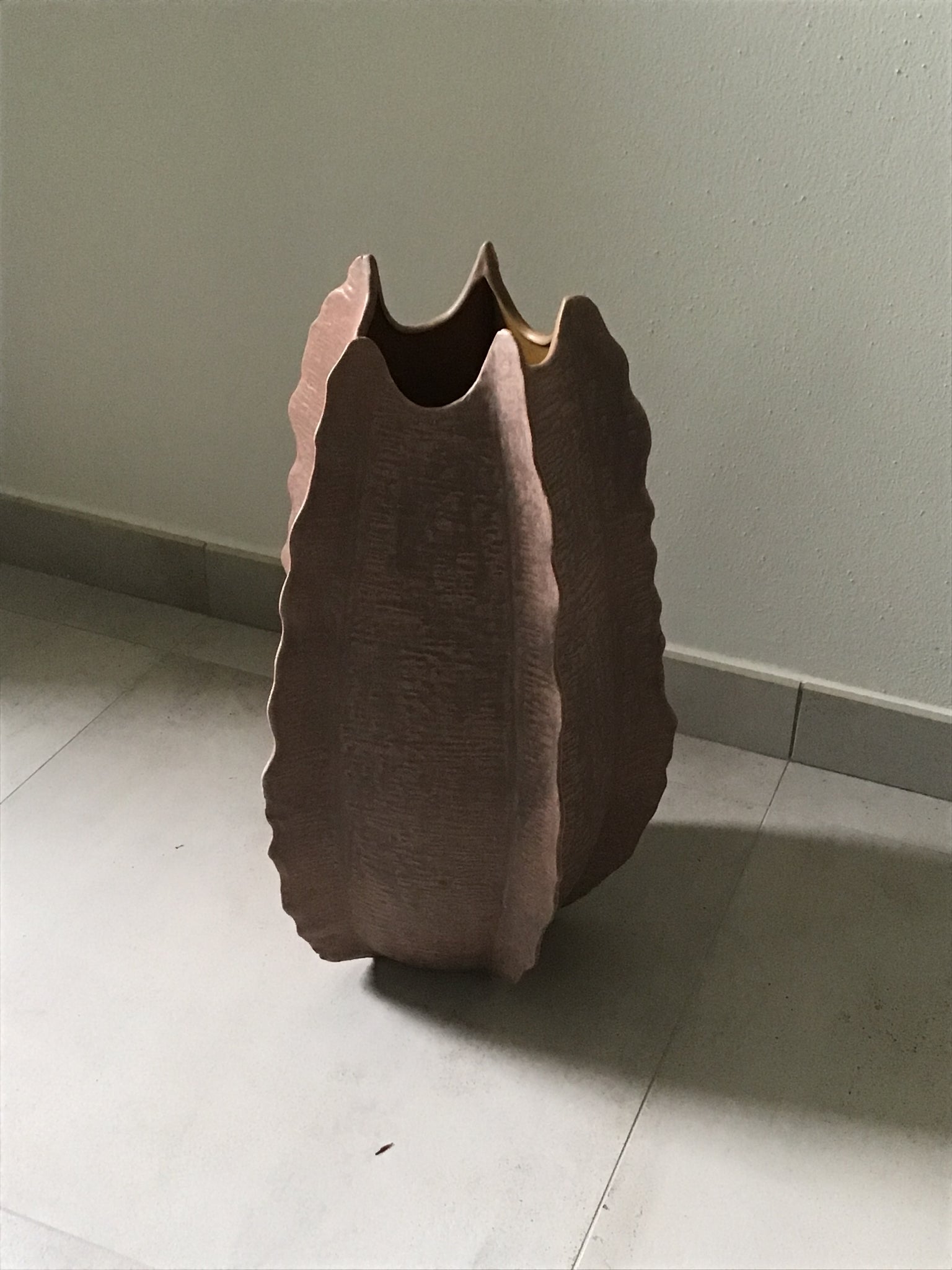 Vaso bordo alto ceramica S