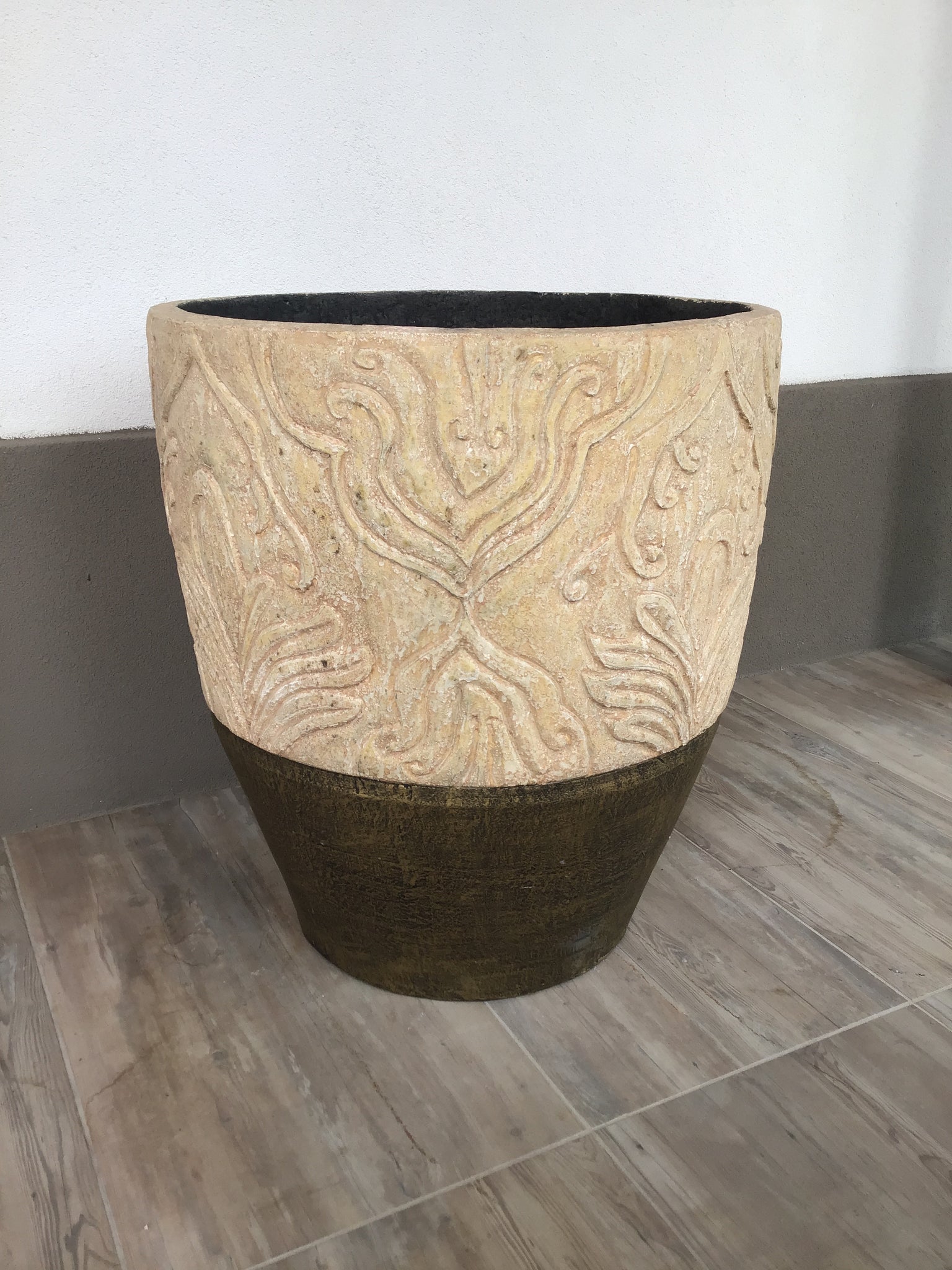 Vaso Sand Ceramic Pot Antique L