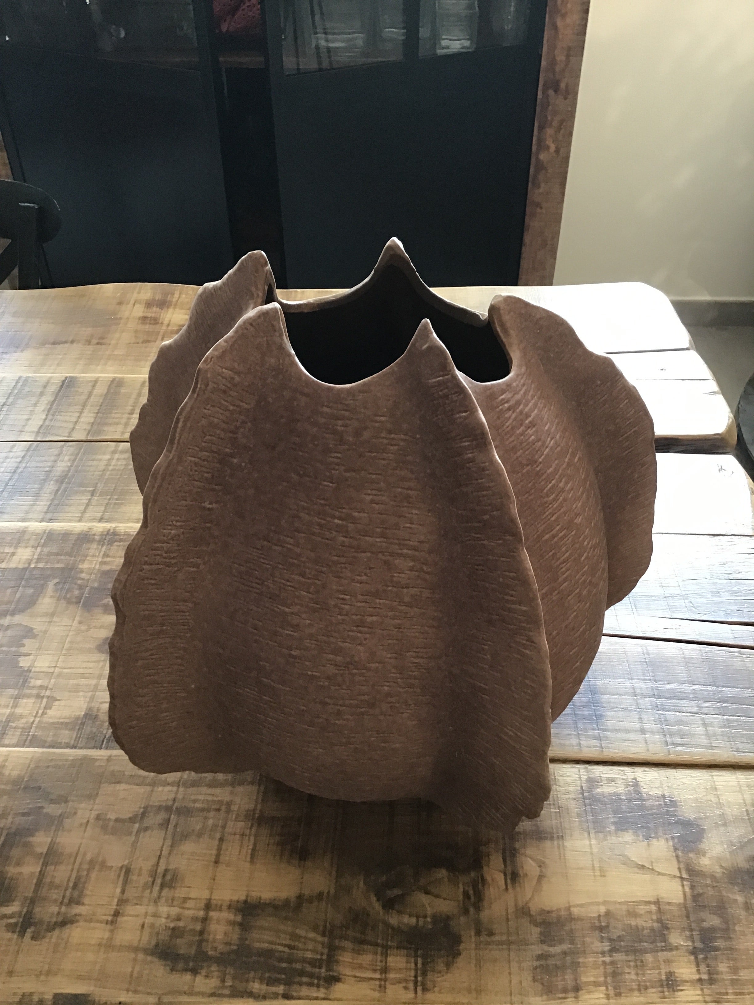 Vaso bordo basso ceramica M