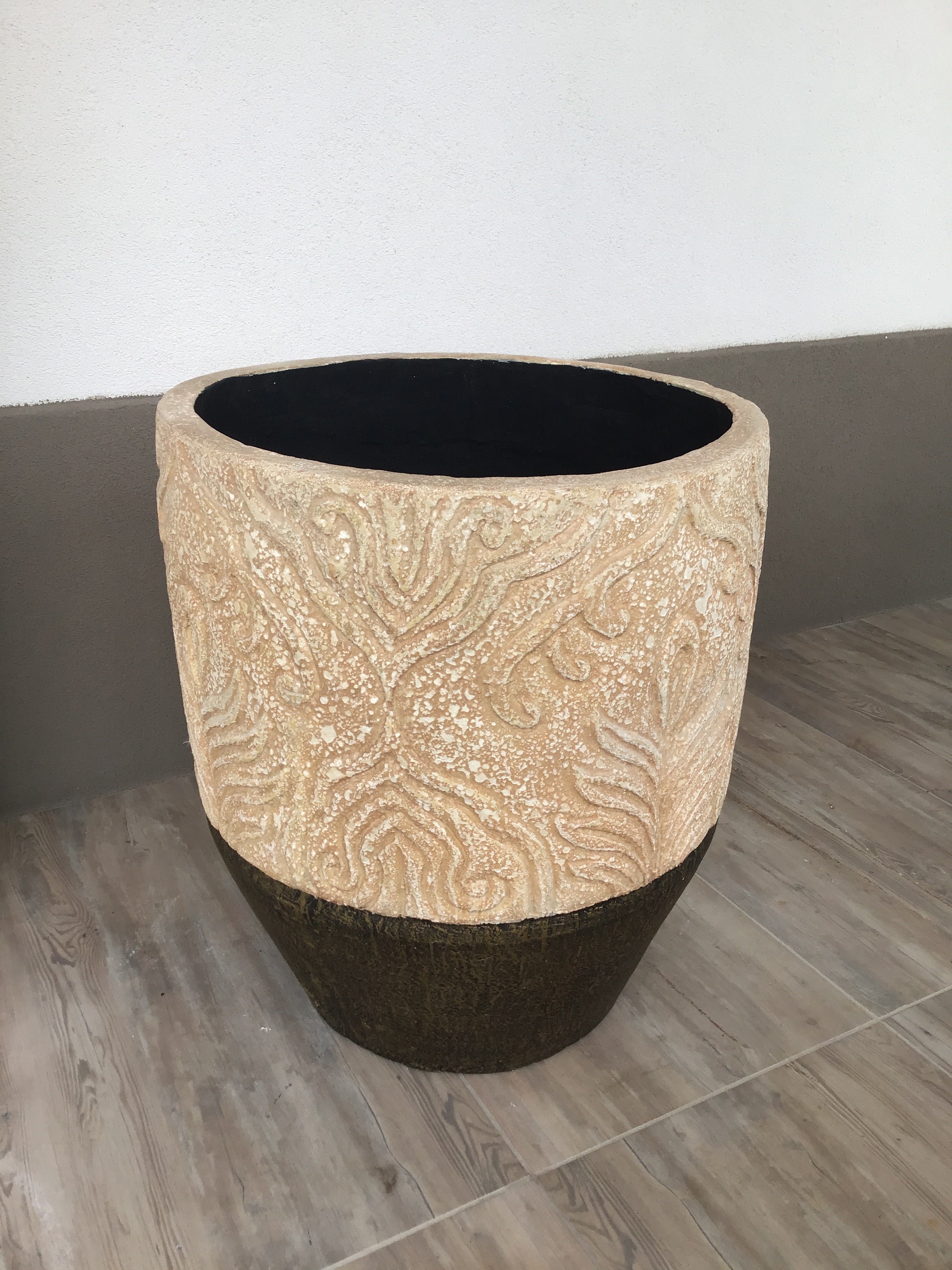 Vaso Sand Ceramic Pot Antique M