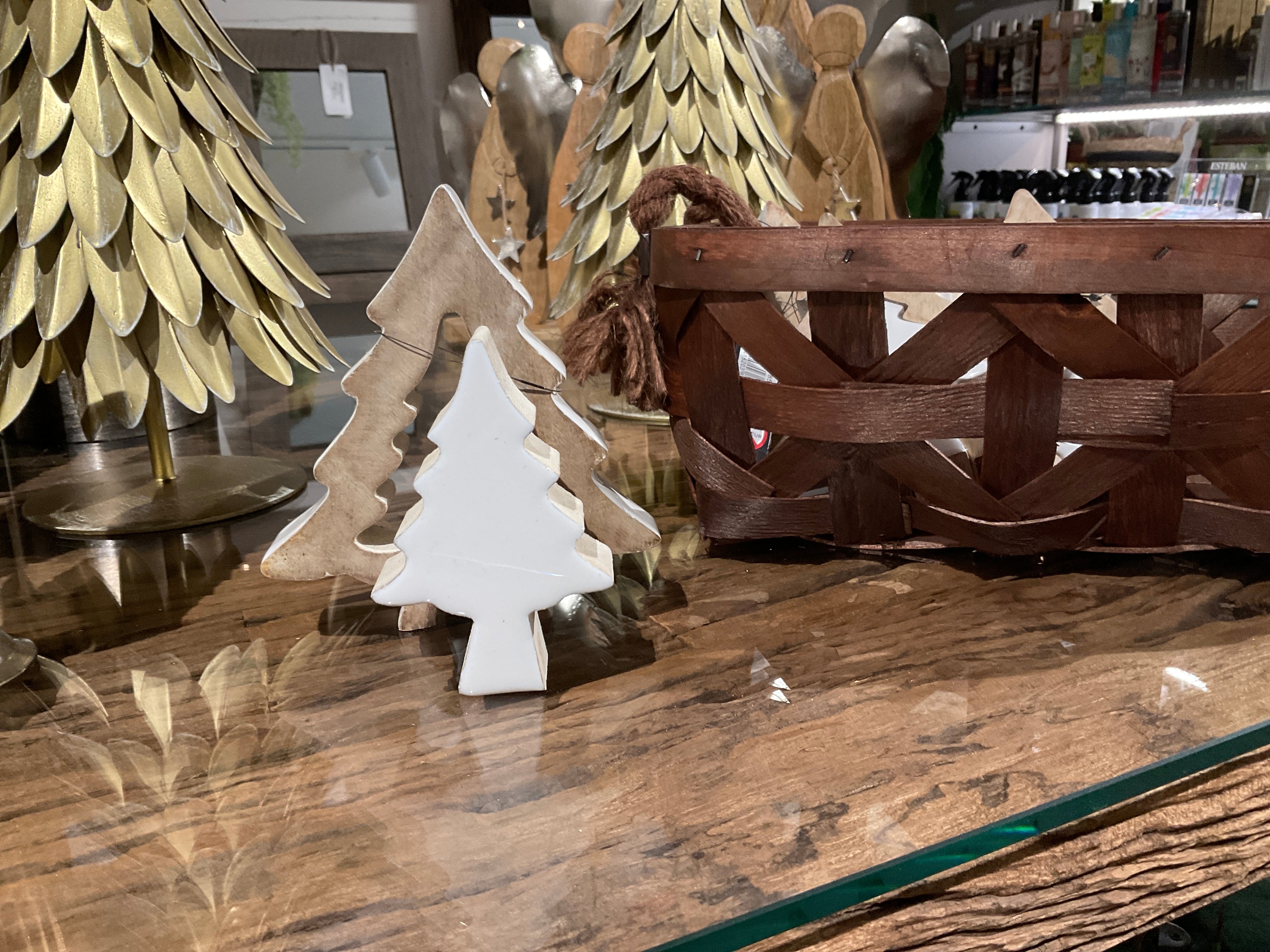 Albero natale puzzle legno