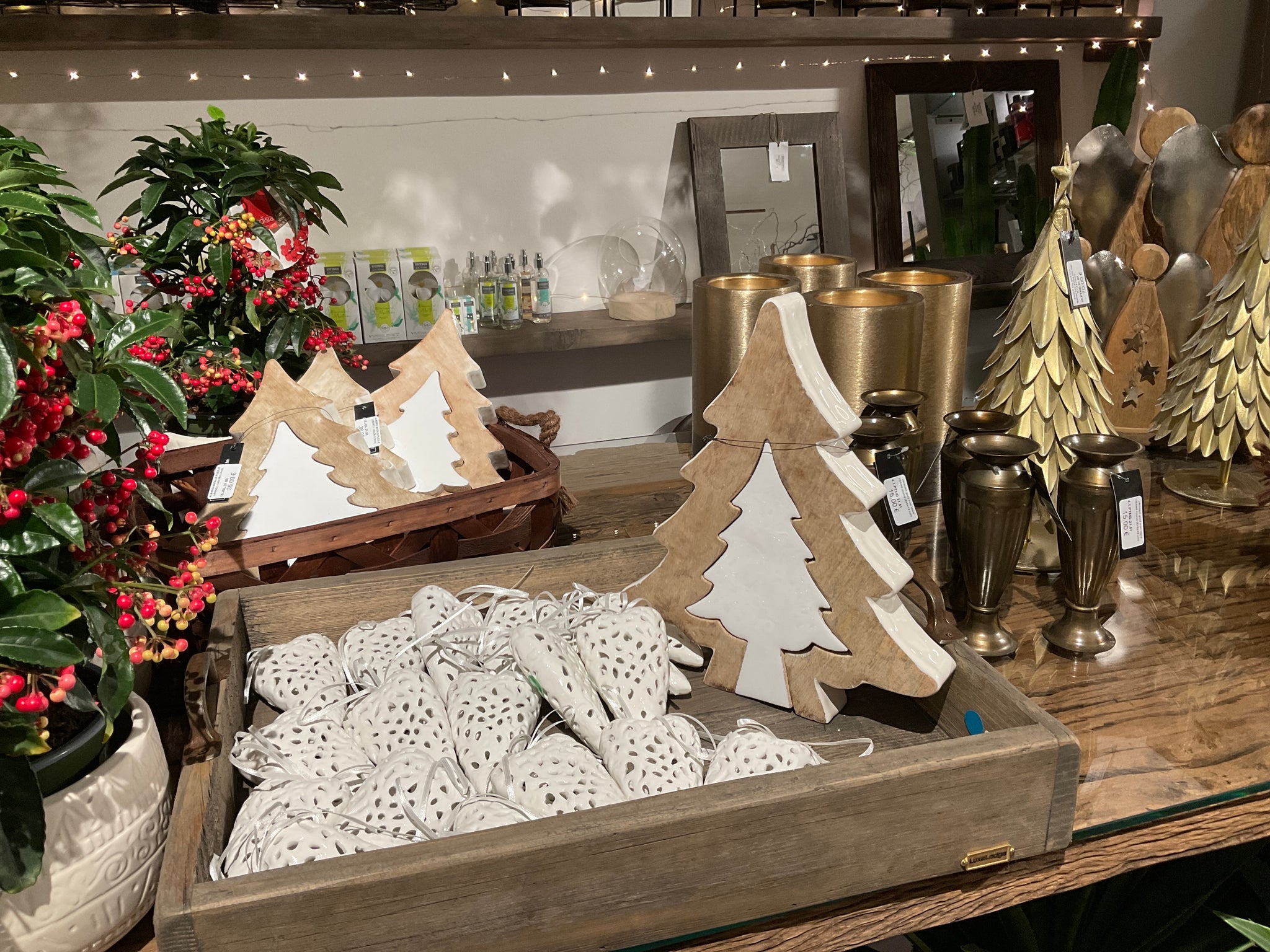 Albero natale puzzle legno